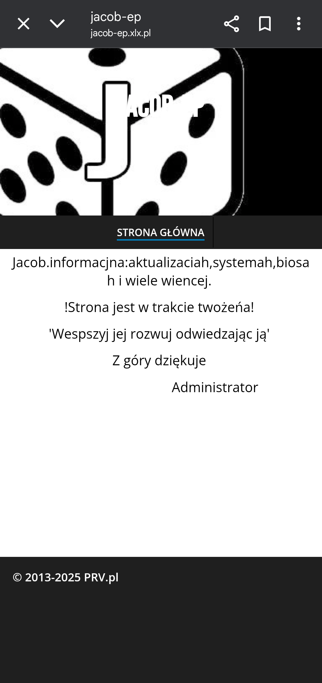 Pierwsza strona: jacob-ep.xlx.pl